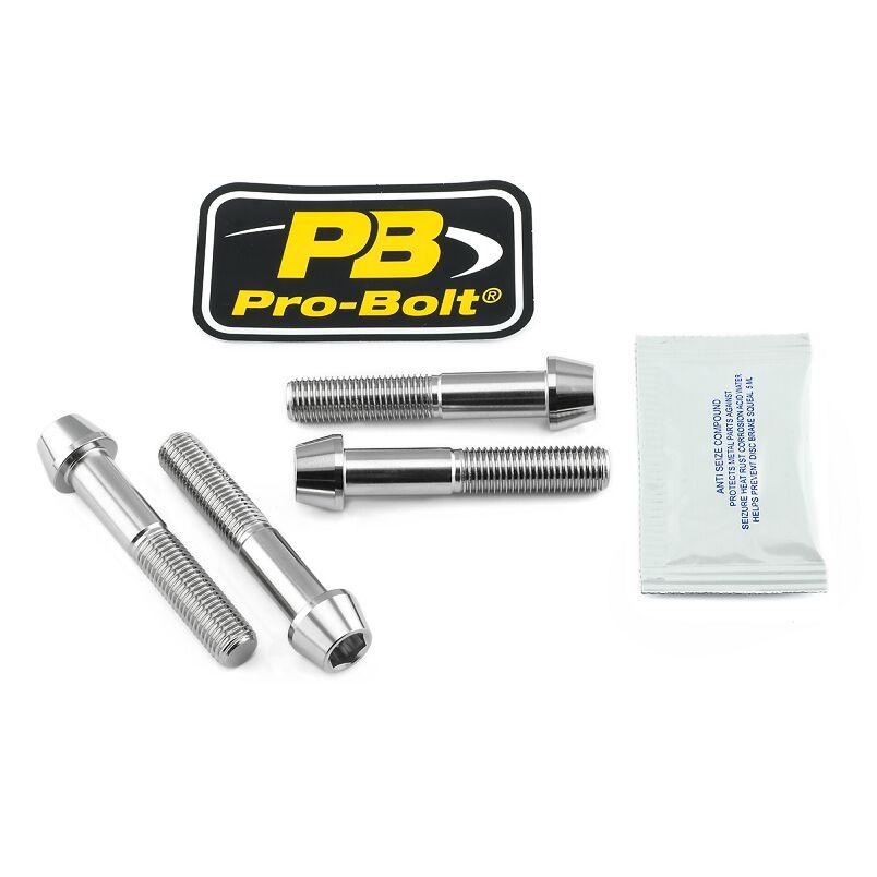 Pro Bolt Stainless Steel Caliper Mount Bolt kit For Honda CBR 1000 RR-R ABS 2020-2023  Front - Silver/Stainless Steel