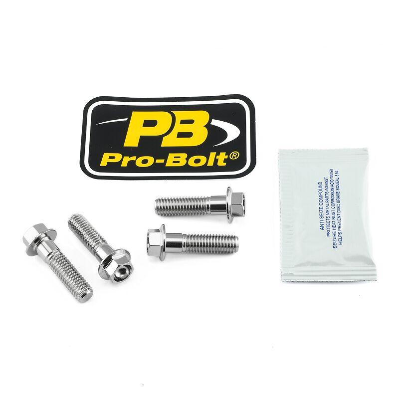 Pro Bolt Stainless Steel Caliper Mount Bolt kit For Triumph Bonneville Bobber 1200 ABS 2018-2024 Front - Silver/Stainless Steel