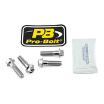 Pro Bolt Stainless Steel Caliper Mount Bolt kit For Triumph Bonneville Bobber 1200 ABS 2018-2024 Front - Silver/Stainless Steel