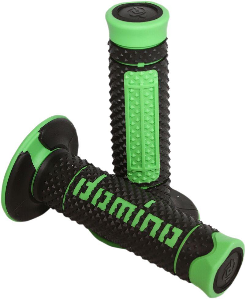 Domino Diamonte Off Road Grips - Black/Green