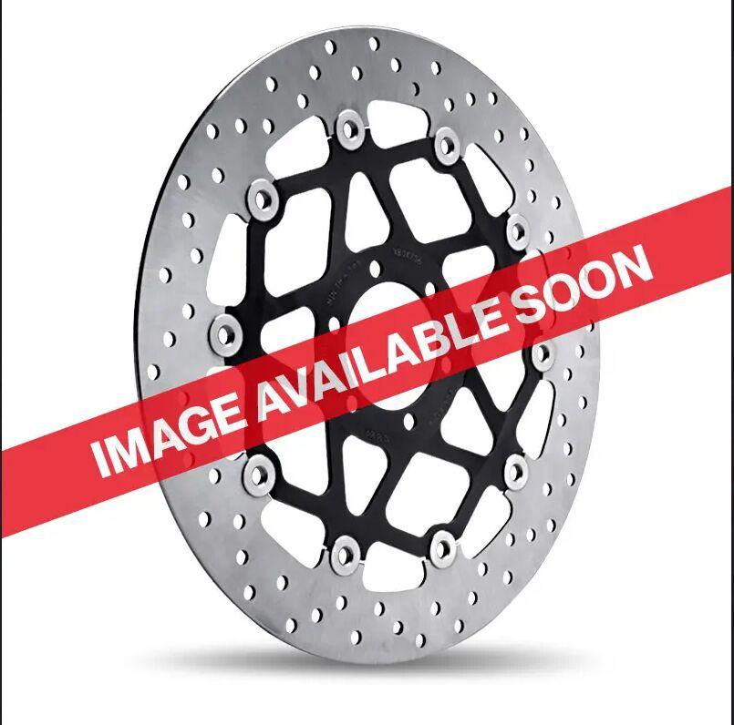 Brembo Oro Prime Line Floating Brake Disc For Ducati 1098 2007-2008 - Black/Silver/Stainless Steel