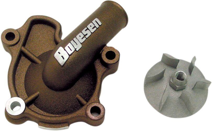 Boyesen Supercooler Water Pump Cover & Impeller Kit For Honda CRF250R 2004-2009 - Magnesium