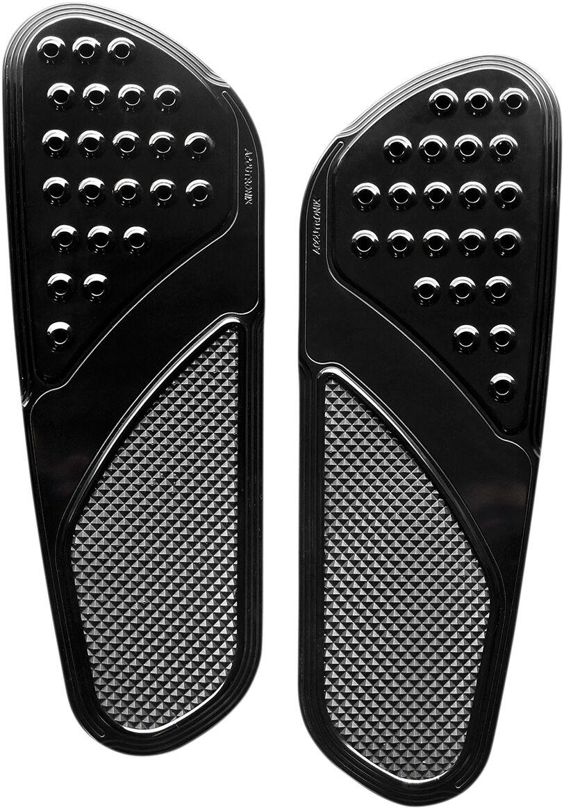 Accutronix Front Floorboards For Indian Chief 111 2014-2020 Drilled - Black