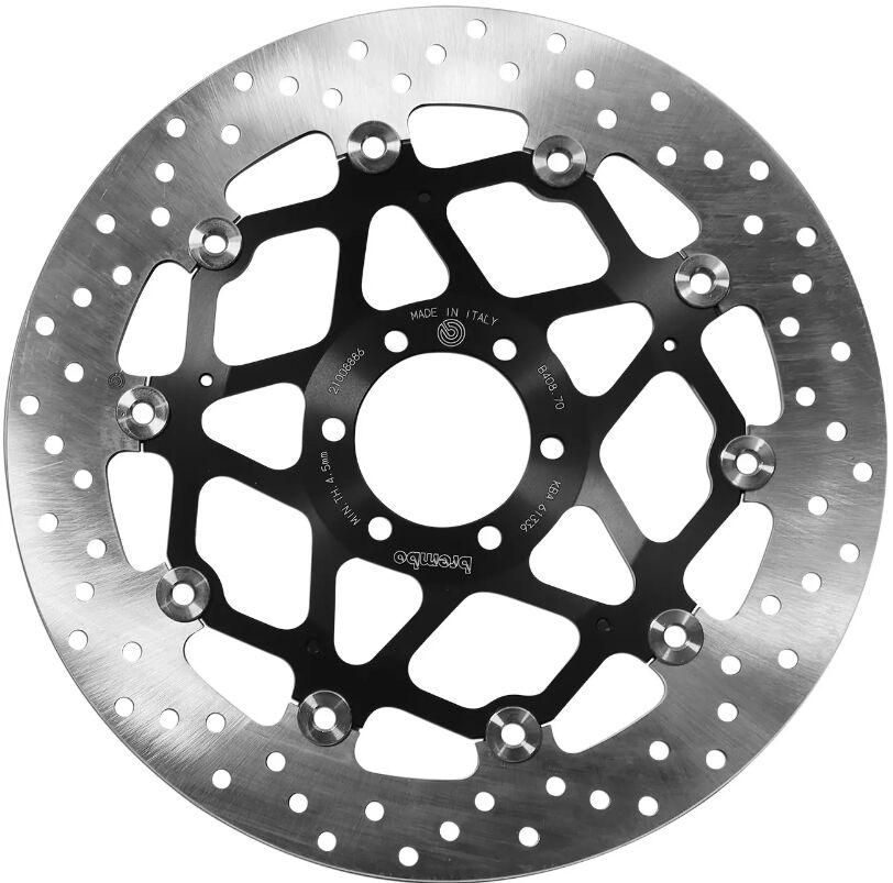 Brembo Oro Prime Line Floating Brake Disc For Laverda 650 Black Strike 1998-1999 Front