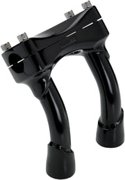 Biltwell Murdock Handlebar Risers 15 cm (6") - Black Satin