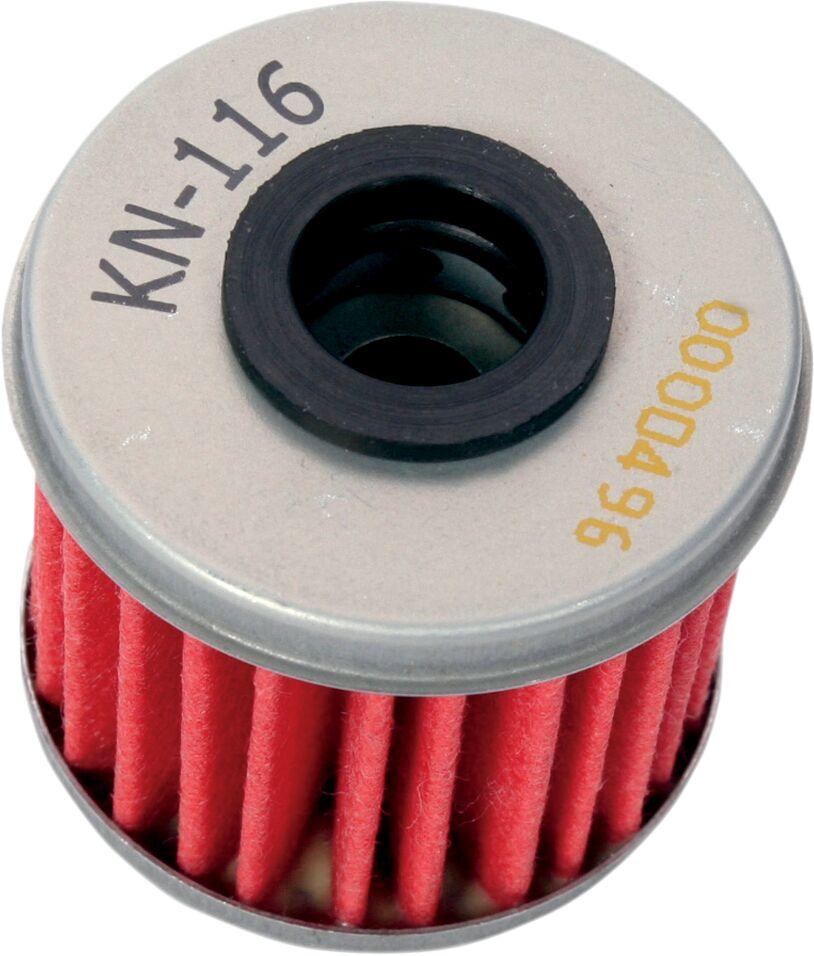 K&N Performance Oil Filter For HM Moto CRE-F 250 R 2004-2009 - Red Silver