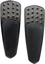 Accutronix Front Floorboards For Harley Davidson FLHR 1340 1994-1998 Knurled Drilled - Black