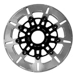 SBS Kodlin Brake Disc For Harley Davidson FLD 1690 2012-2013 - Black/Silver Rear