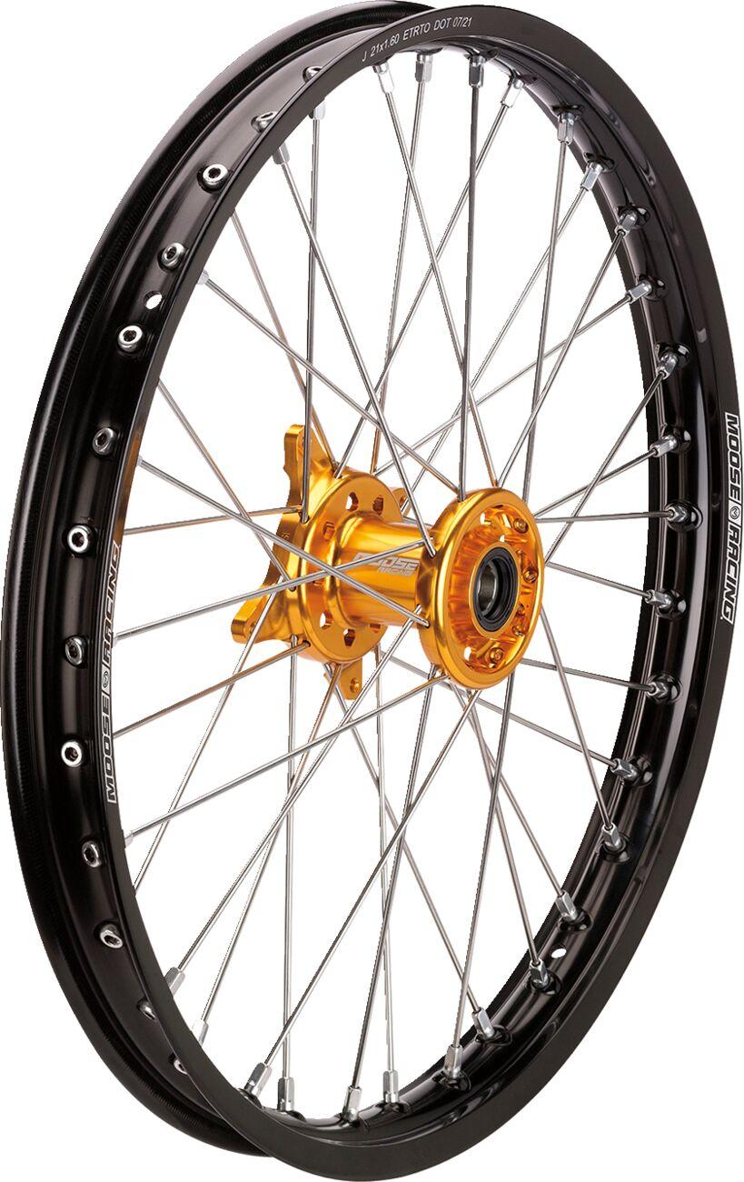 Moose Racing SX-1 Wheel For Suzuki RMZ250 2004-2025 21x1.6 Front - Black Gold