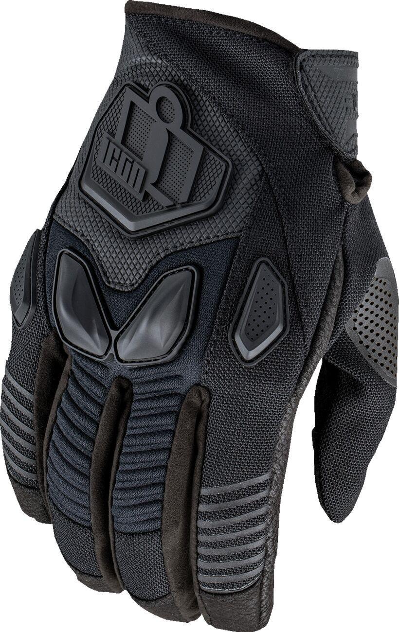 Icon Automag3 CE Gloves - Black