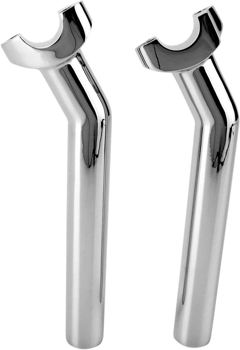 Drag Specialties Forged Aluminium Handlebar Riser 21.5 cm Rise - Chrome