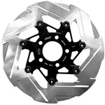 SBS Kodlin Brake Disc For Harley Davidson FLD 1690 2012-2013 - Black/Silver Rear