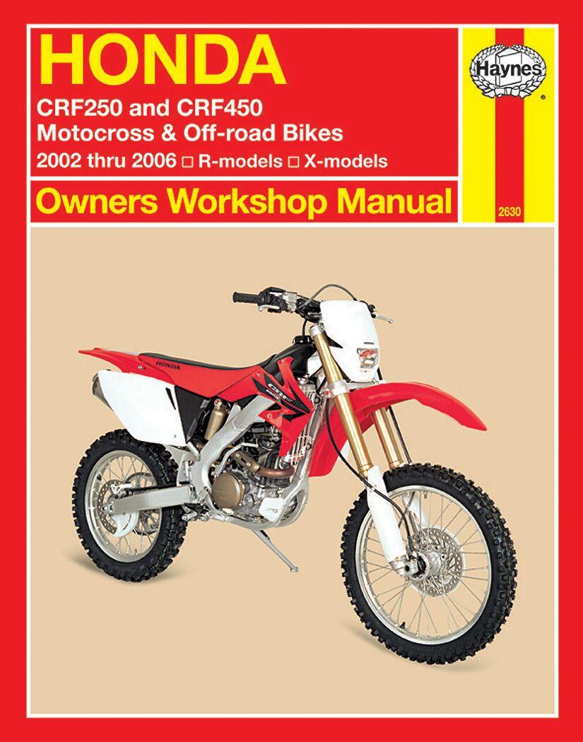 Haynes Repair Manual For Honda CRF250R 2004-2006
