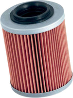 K&N Performance Oil Filter For Can Am (BRP) Commander 1000 EFI 2011-2017 - Red Silver
