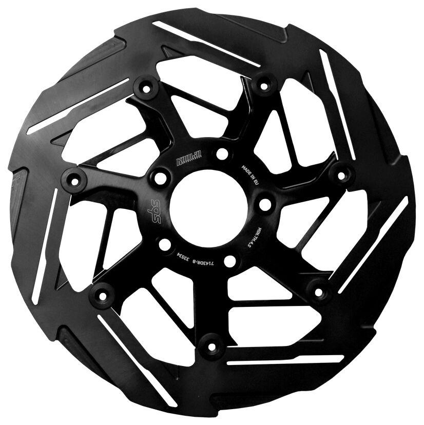 SBS Kodlin Brake Disc For Harley Davidson FXDR1868 2019 - Black Front