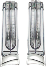 Ciro Filler Panel Lights For Harley Davidson FLH 1868 ABS 2021 Rear Clear Chrome