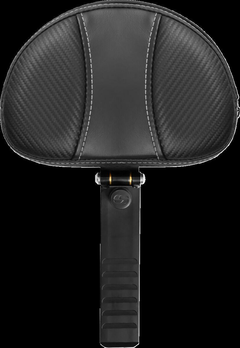 Saddlemen Mini Contoured Carbon Fibre Backrest For Harley Davidson RH 1250S ABS Sportster S 2021-2022 - Black
