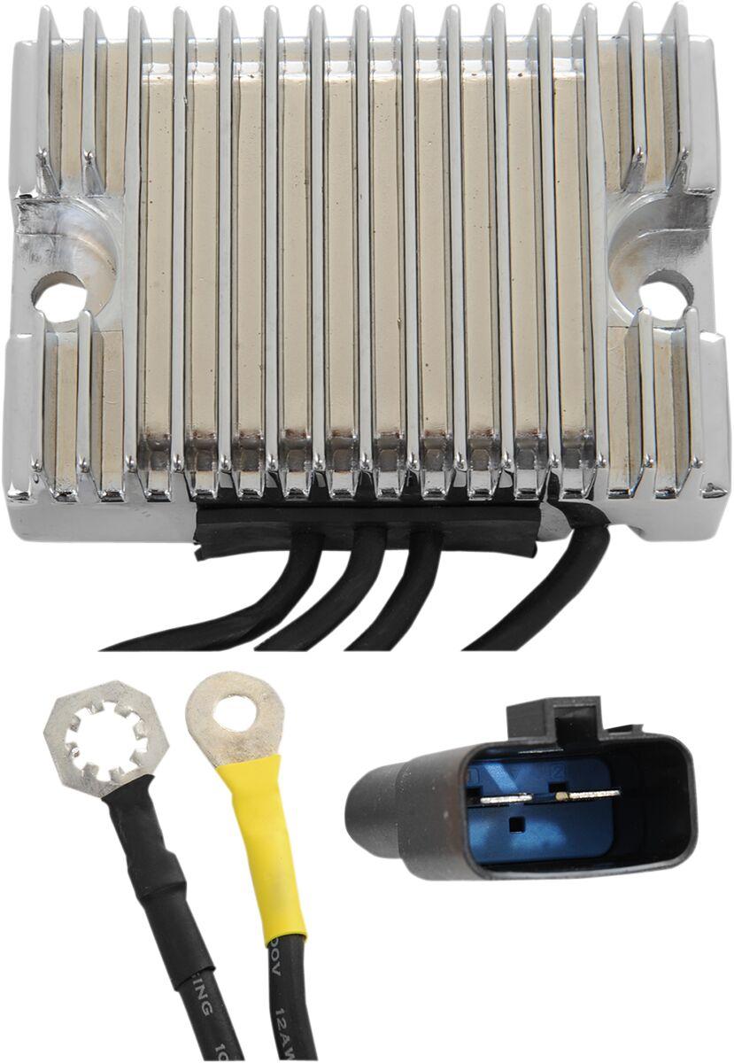 Drag Specialties Solid-State Regulator For Harley Davidson FXD 1450 2000-2003 - Chrome