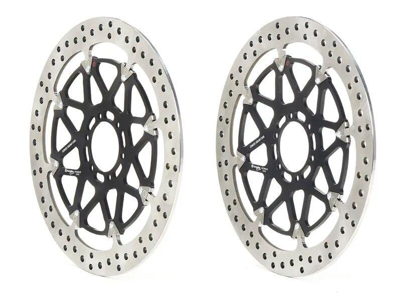 Brembo T-Drive Upgrade Twin Brake Disc Kit For Aprilia RSV4 1000 RF ABS 2017-2020 Front