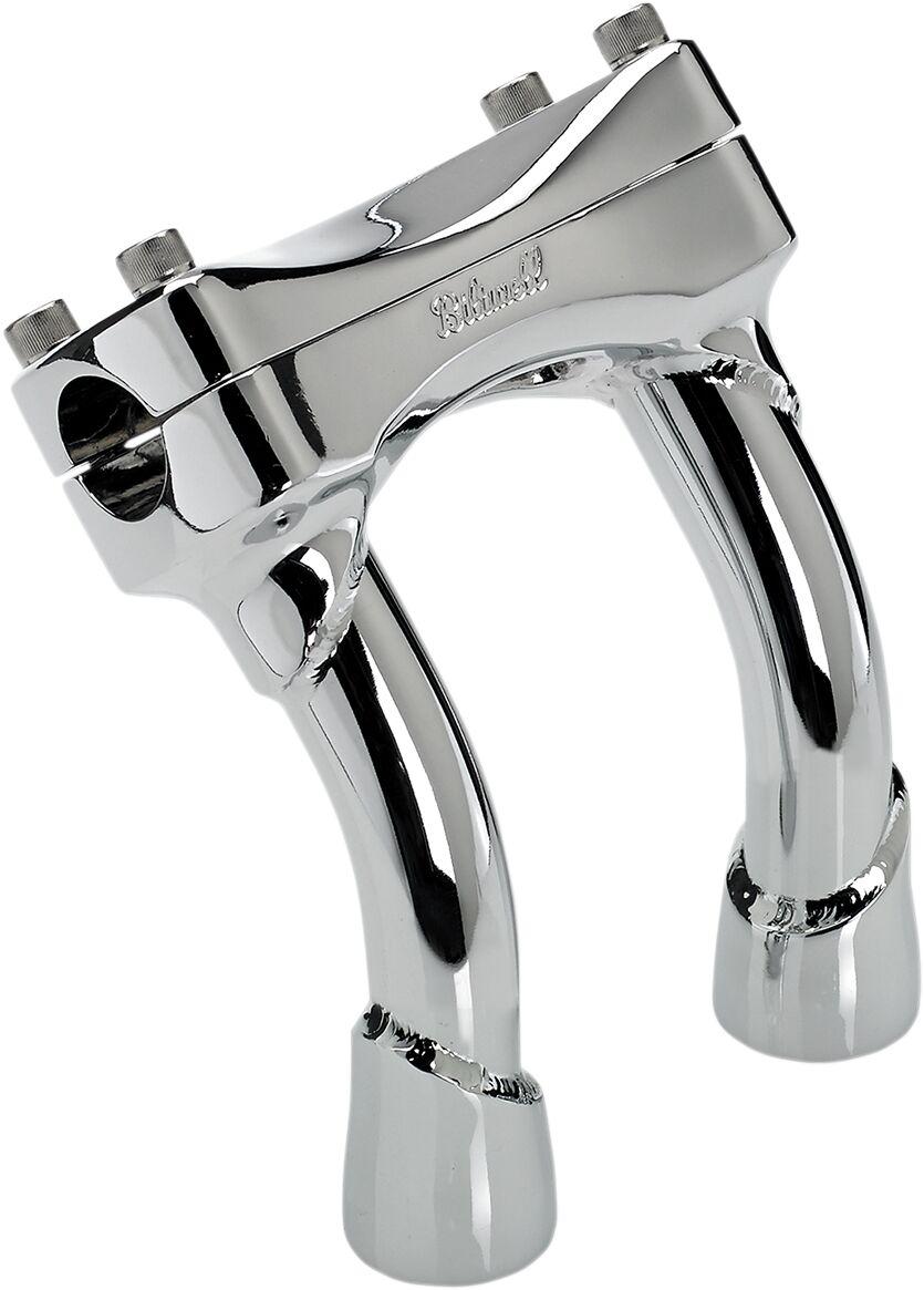 Biltwell Murdock Handlebar Risers 15 cm (6") - Chrome