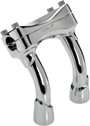 Biltwell Murdock Handlebar Risers 15 cm (6") - Chrome