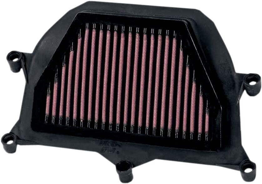 K&N High Flow Air Filter For Yamaha YZF-R6 600 2006-2020 - Black Red