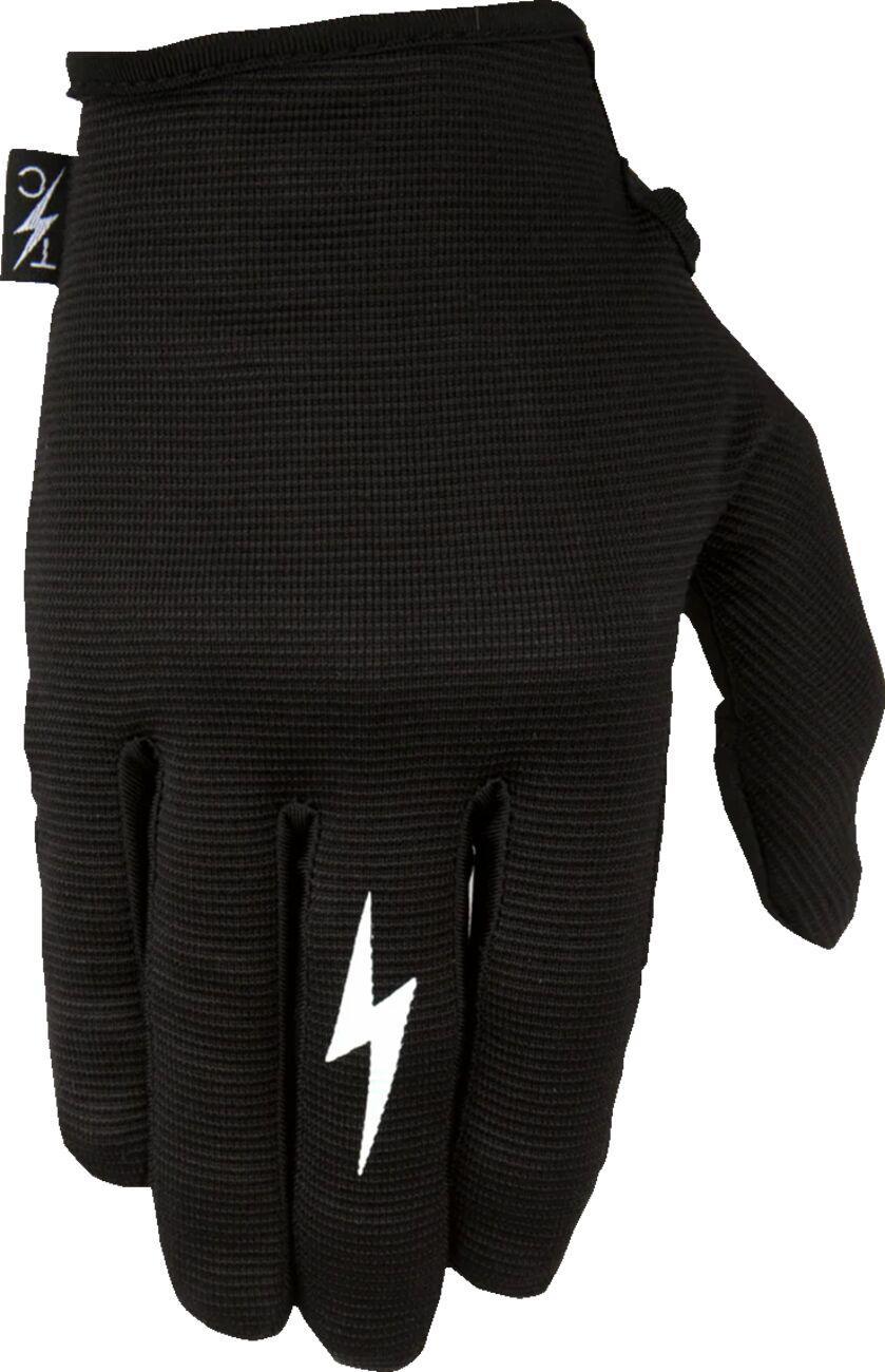 Thrashin Supply Co Stealth Leather Palm Gloves - Black