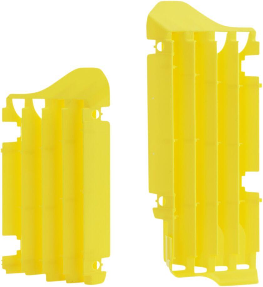 UFO Radiator Louvres For Suzuki RMZ250 2019-2025 - Yellow