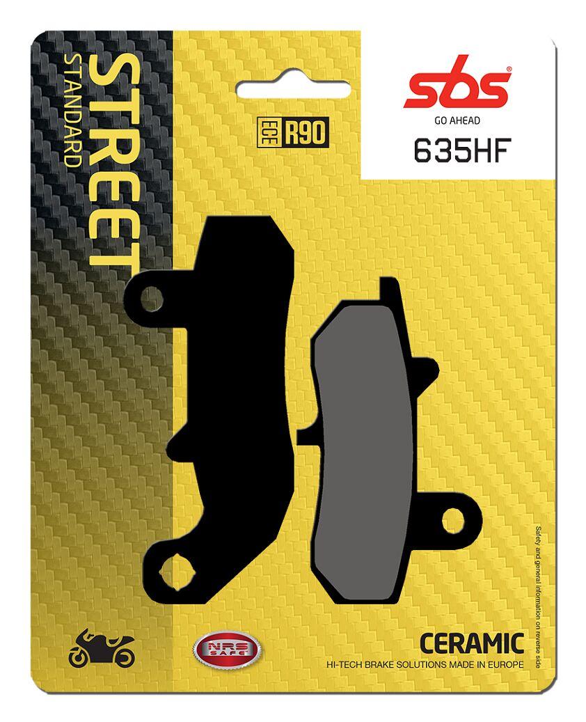 SBS HF Street Ceramic Organic Rear Brake Pads For Suzuki DR650 R 1992