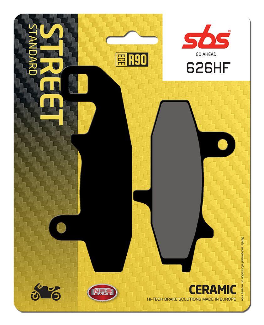 SBS HF Street Ceramic Organic Front Brake Pads For Suzuki DR650R 1992