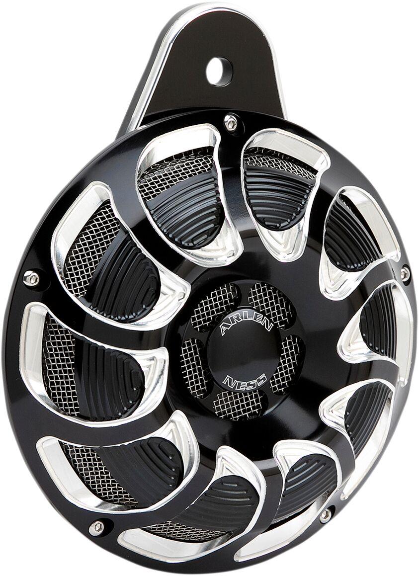 Arlen Ness Billet Horn For Harley Davidson FLD 1690 2012-2013 - Black/Chrome