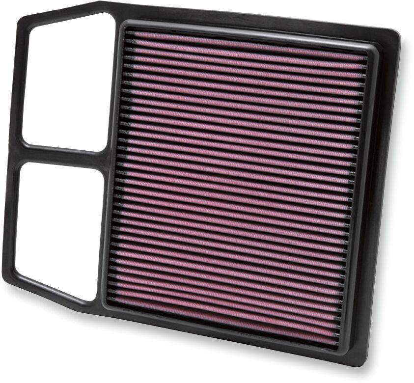 K&N High Flow Air Filter For Can Am (BRP) Commander 1000 EFI 2011-2017 - Black Red