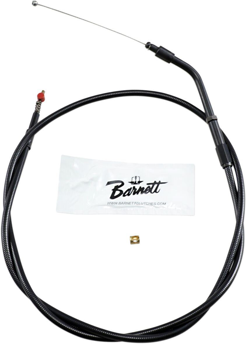 Barnett Stealth Series Throttle Idle Cable For Harley Davidson XL 1200 C 2007-2016 95.5 cm (37-1 2") - Black
