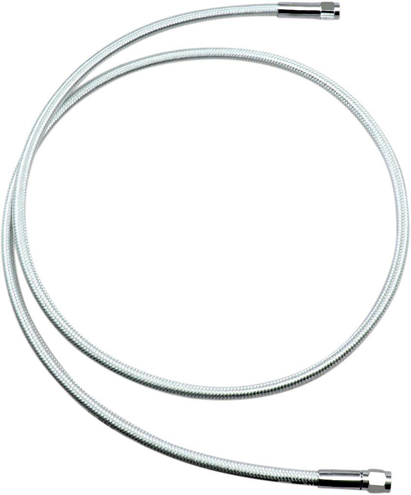 Magnum Shielding Braided Universal ABS Brake Hose 122 cm (48") - Chrome Sterling Chromite II