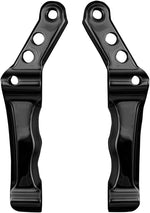 Speed Merchant Radial Front Brake Caliper Mounts For Harley Davidson FLD 1690 2012-2013 Left Or Right - Black