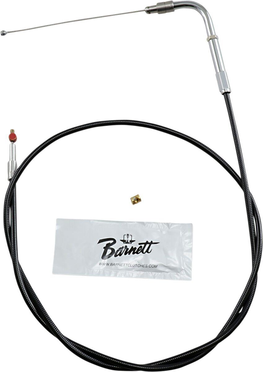 Barnett  Vinyl Throttle Idle Cable For Harley Davidson FLHR 1450 2002-2003 99 cm (39") - Black