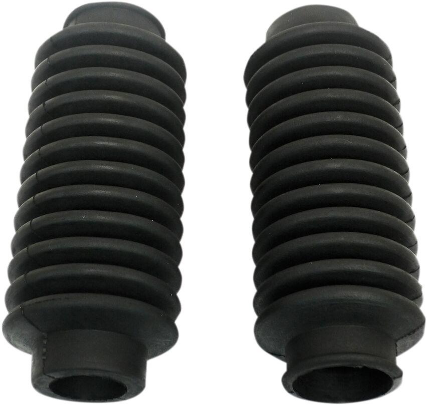K&S Fork Boots Kit For Triumph Bonneville 750 T140 1973-1982 - Black