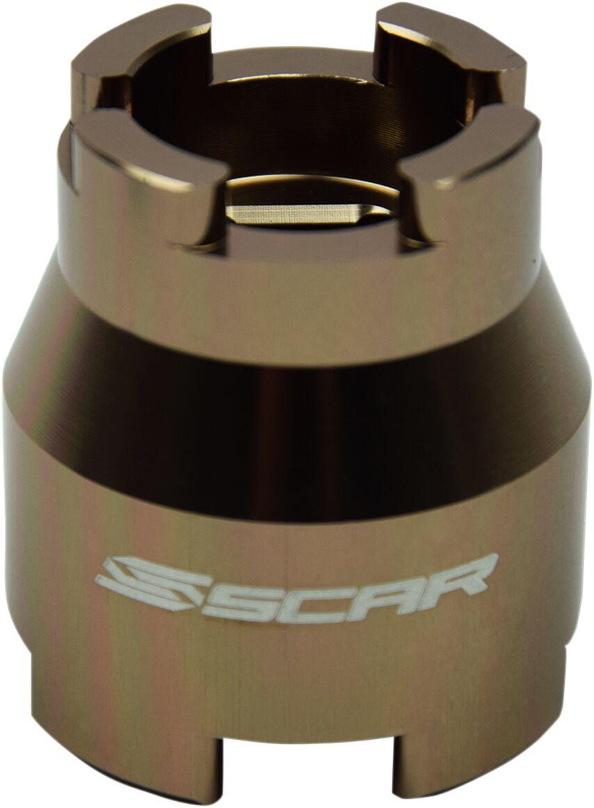 Scar Fork Cap Wrench For Gas Gas EX250 2025 - Brass
