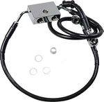 Drag Specialties Extended Length Brake Hose For Harley Davidson XL 1200 X 2014-2020 Front - Black