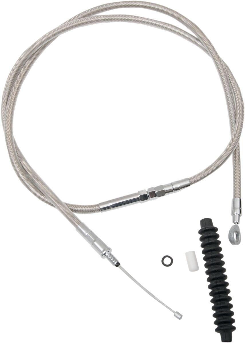 Drag Specialties Clutch Cable For Harley Davidson FLS 1690 2012-2014 159 cm (62-11 16") - Chrome