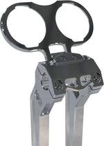 LA Choppers Dual Gauge Mount for Performance Risers For Harley Davidson FLD 1690 2012-2013 - Unfinished