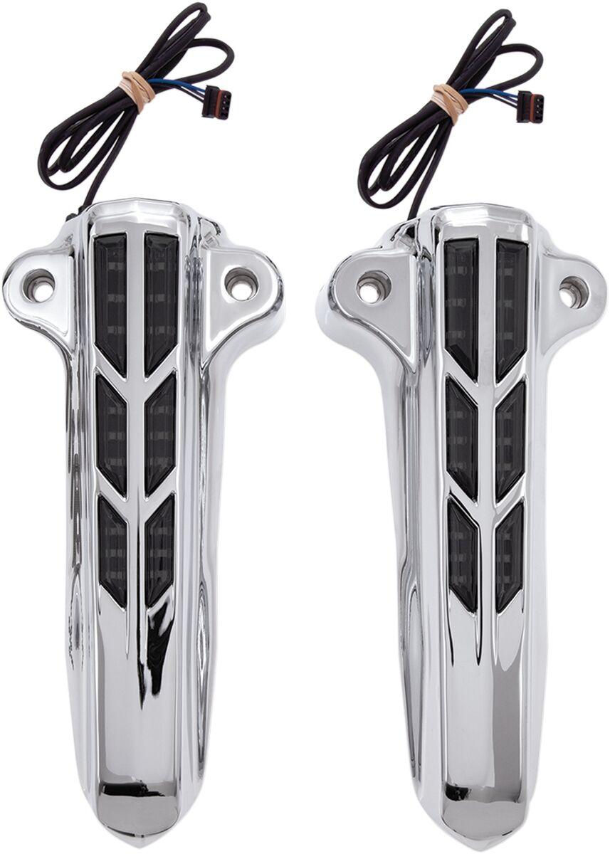 Ciro Forkini Lower Fork Leg Covers For Harley Davidson FLH 1868 ABS 2021 - Chrome