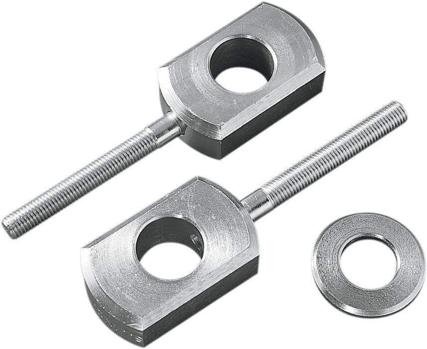 Drag Specialties Rear Axle Block Adjuster For Harley Davidson XLCH 1000 1976-1978 Rear - Chrome