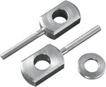 Drag Specialties Rear Axle Block Adjuster For Harley Davidson XLCH 1000 1976-1978 Rear - Chrome