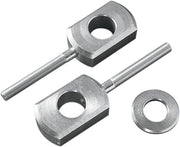 Drag Specialties Rear Axle Block Adjuster For Harley Davidson XLCH 1000 1976-1978 Rear - Chrome