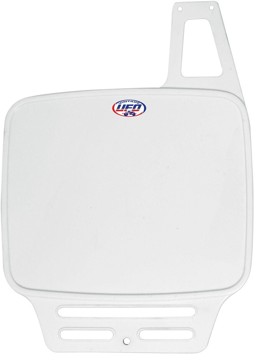 UFO Vintage Universal Square Front Number Board - White