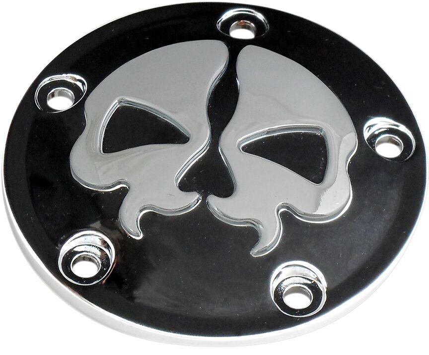 Drag Specialties Split Skull Points Cover For Harley Davidson FLD 1690 2012-2013 - Black