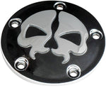 Drag Specialties Split Skull Points Cover For Harley Davidson FLD 1690 2012-2013 - Black