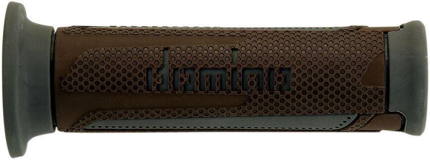 Domino Turismo Sport Touring Grips - Brown/Grey