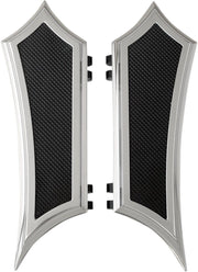 Accutronix Instigator Extended Floorboards For Harley Davidson FLD 1690 2012-2013 - Black Chrome